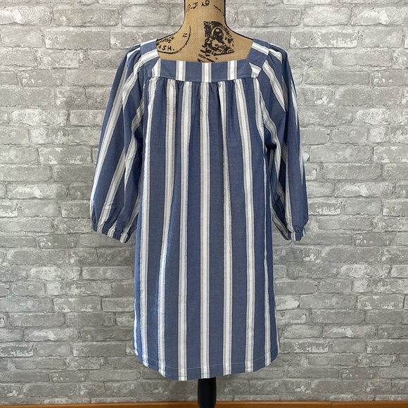Gap Striped Square Neck Dress - Picture 3 of 7